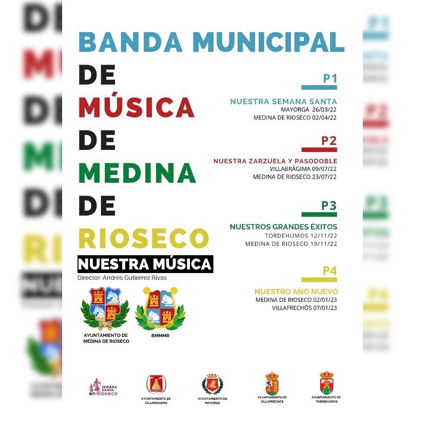 BandaRioseco's tweet photo. 🧵Hilo con nuestros conciertos de temporada de este año: https://t.co/mIAoFYAGPs