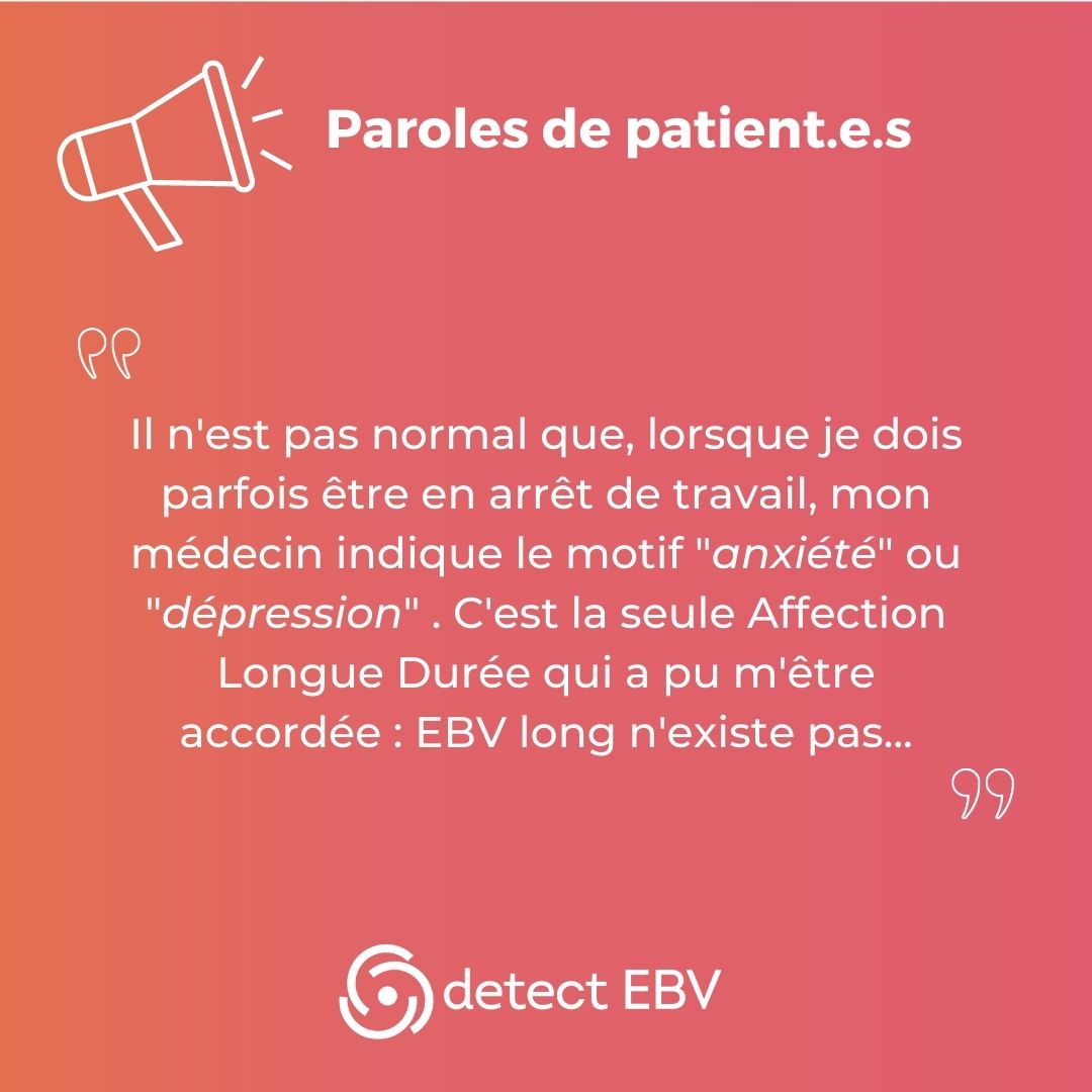 DetectEbv's tweet photo. #DetectEBV : To make EBV's sequelae recognised in the same way as depression, anxiety or other invisible illnesses... as a pathology in its own right.
#MaladiesInvisibles #LongtermIllness https://t.co/dyuPImOJOD
