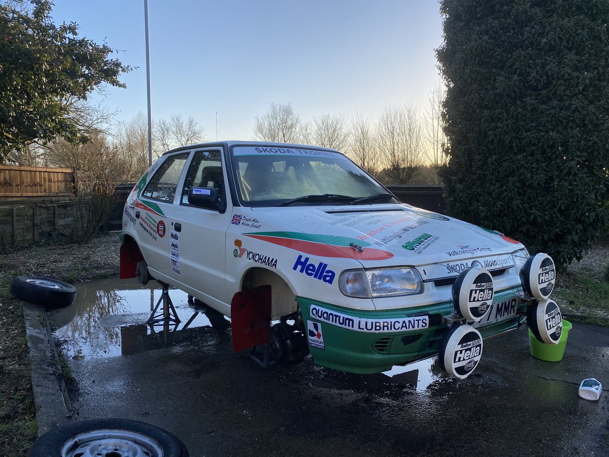 It’s been a busy week at #TeamFelixRally HQ. Gradually bringing this car back to life after 23yrs of dry storage. In for its first ever MOT on Monday, and ready for paint later in the week🏁🏁🏁
#TeamFelixRally #SkodaMotorsport #TeamEastwood