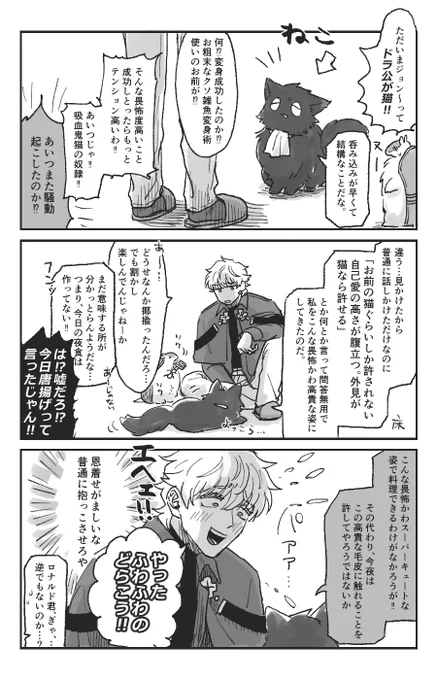 ※ドちゃんがネコ化の己向けロナドラ(多分)※ 