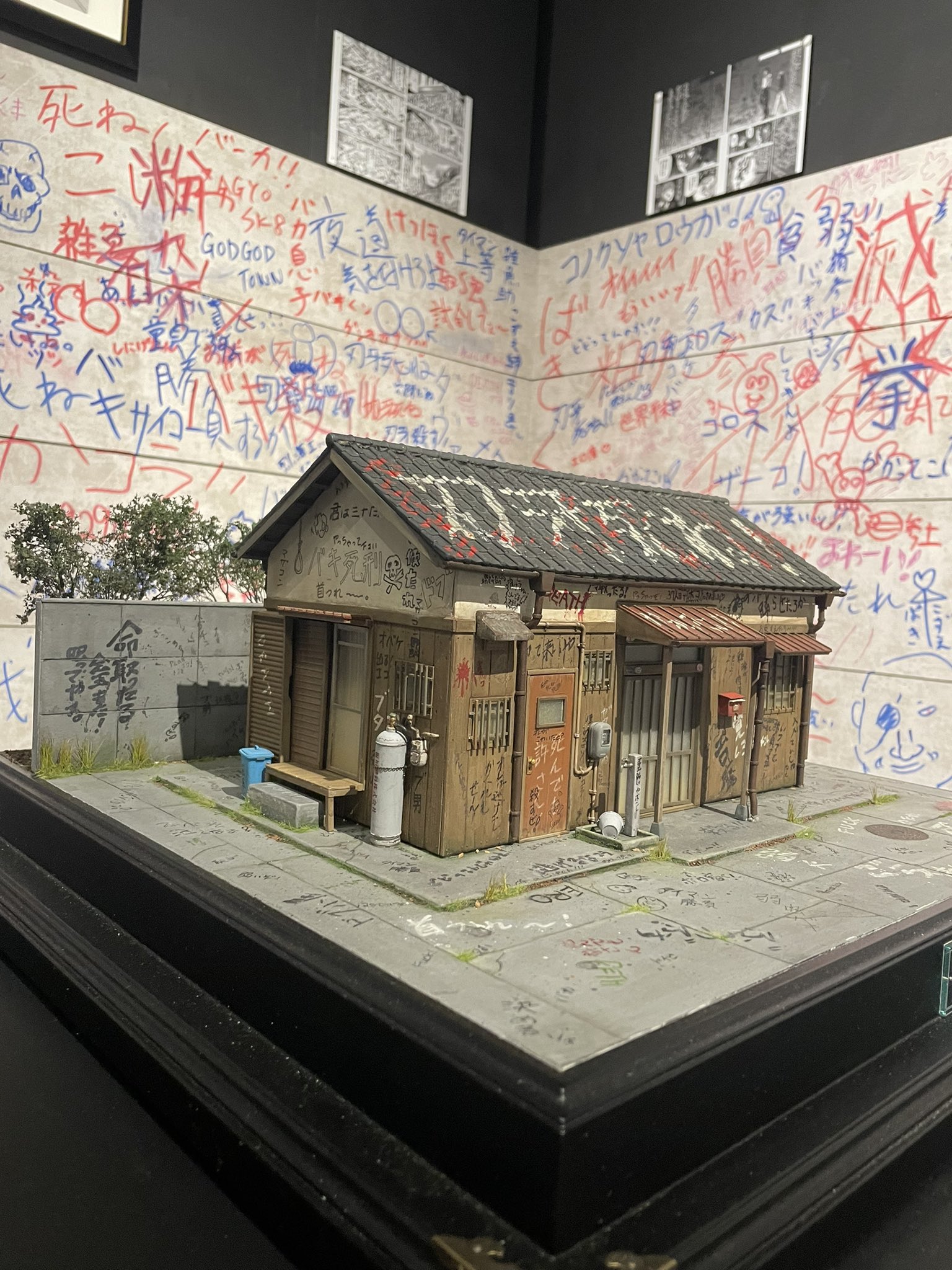 地上最強刃牙展ッ！】落書きボードッ!! （刃牙博ッッ‼︎渋谷に