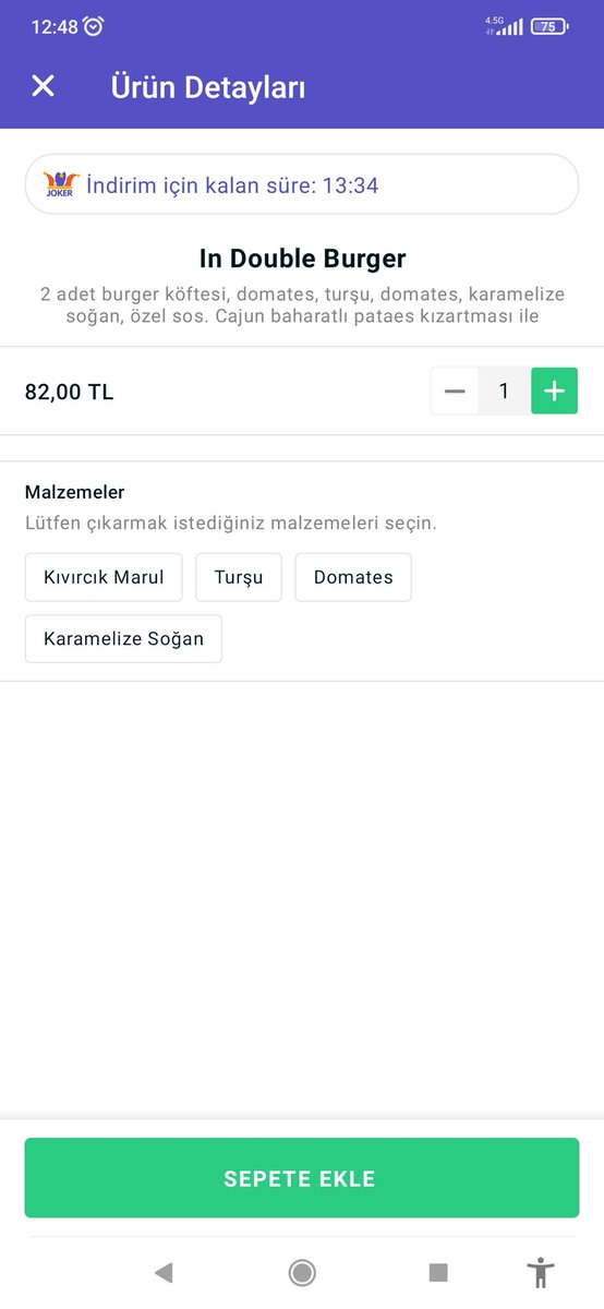 Cyrptomall's tweet photo. @yemeksepeti listede farklı, sipariş ederken farklı fiyat çıkıyor.. 82 TL ye hamburger mi olur, Bodrum mu burası 😅 https://t.co/Hh9J6tlMVj