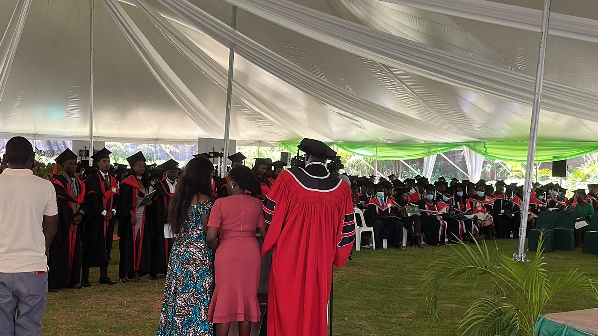 CIUuga's tweet photo. Graduates of Bachelor's of medical laboratory sciences. #12thgraduation #classof2021ciu https://t.co/fZmZd39mDv