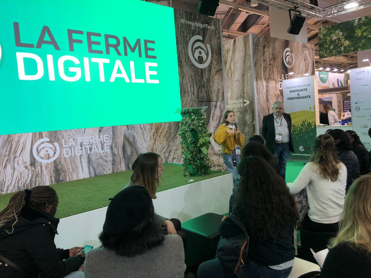 Un grand merci à @FermeDigitale @romane_richez @Herve_Pillaud pour la présentation de cet écosystème #startup #agriculture aux étudiants @audenciamasters #food #agribusiness #management 👏🙏