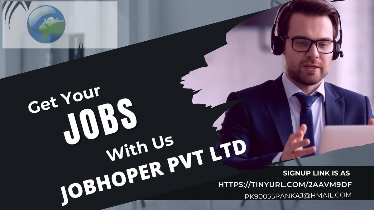 pk90055pankaj's tweet image. #HIRING 
We are jobhoper , a certify online exam portal which provides benefits or a full online service to peoples who are searching or switching for the job. . As soon as possible you should register yourself with that process the link is here,
tinyurl.com/2aavm9df 
Thanks