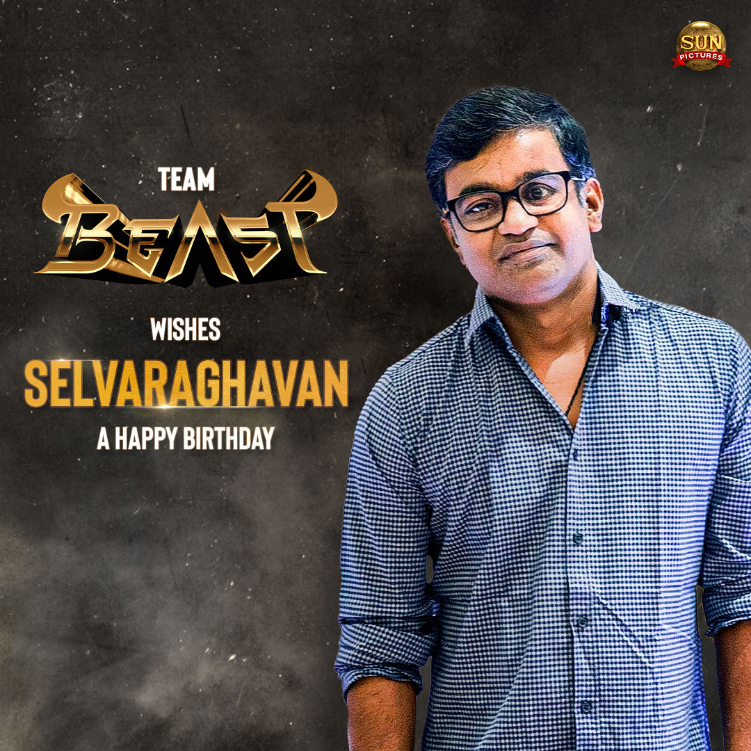 sunpictures's tweet photo. Wishing the ace director &amp; actor @selvaraghavan a very Happy Birthday!

#HappyBirthdaySelvaraghavan #HBDSelvaraghavan https://t.co/3vlFaKqpIb