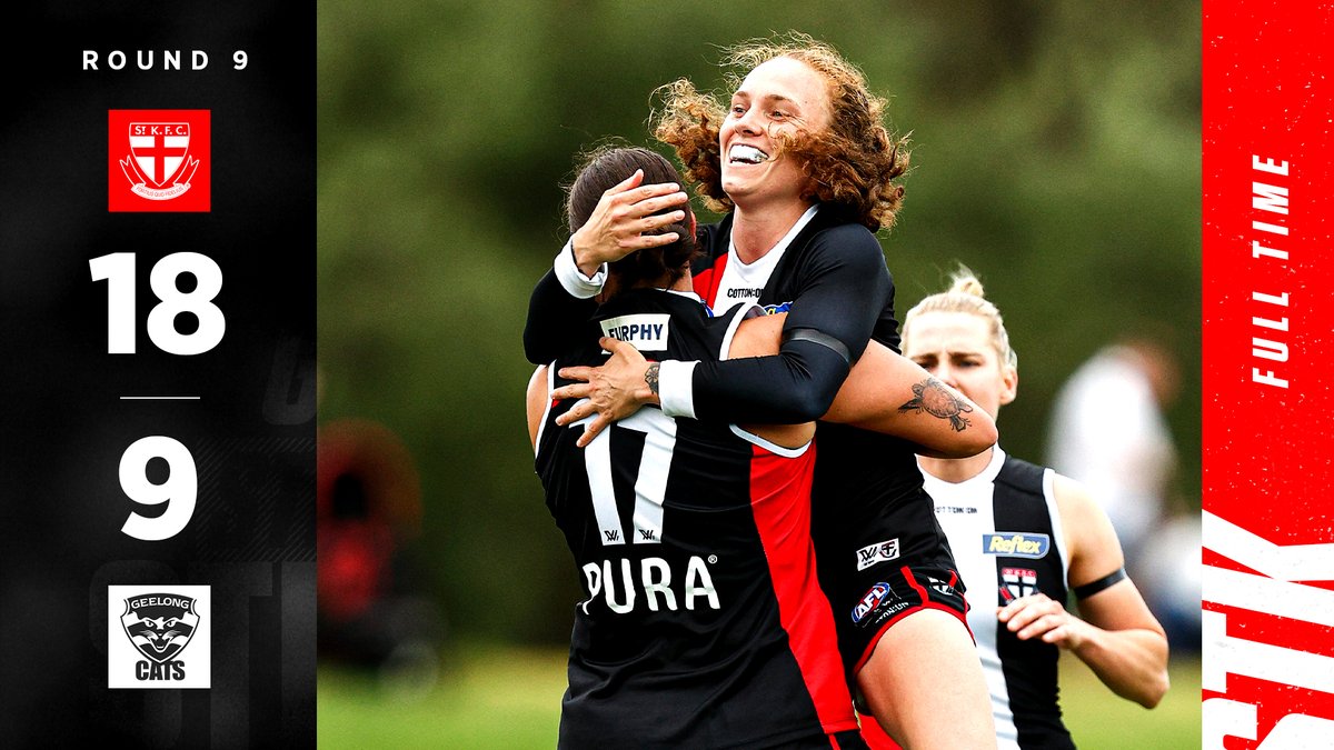 A homecoming to remember ❤️

#AFLWSaintsCats #TogetherWeRise