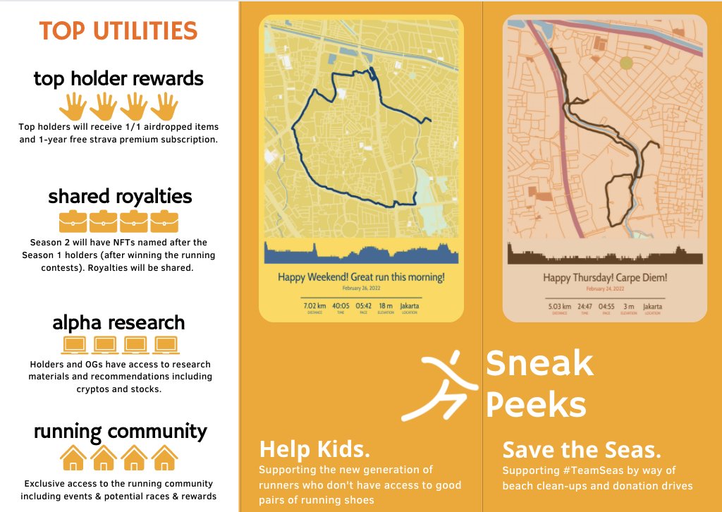 0xRunners's tweet photo. How's everyone's weekend? We are releasing our sneak peeks on our simple project. Map generated from our runs. Members can also have their own maps and be part of our collection. Royalties are shared. Join our discord - see bio.

#nft #nftcommunity #nftcollector #GreenChipNFT https://t.co/q3hJ2iVVjP