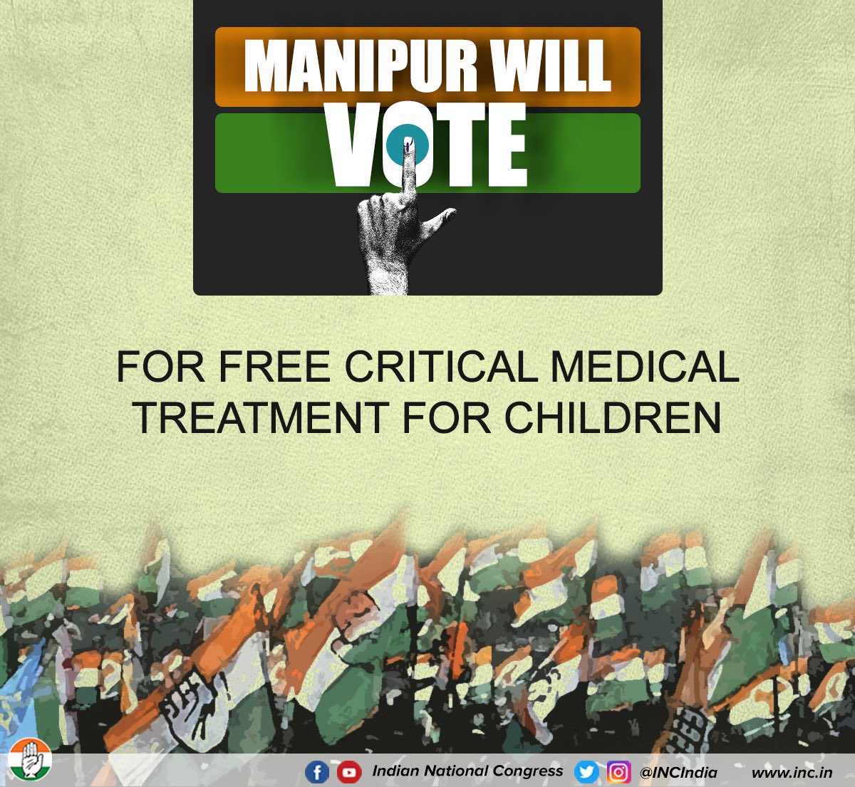 Gaikhangam2's tweet photo. The health &amp; safety of children is not just a concern for parents, it must be the concern of any government that hopes to foster a brighter tomorrow.

This is what we deeply believe.
And Manipur knows we will deliver.

#LaklaganiCongress https://t.co/isFYEcWY9M