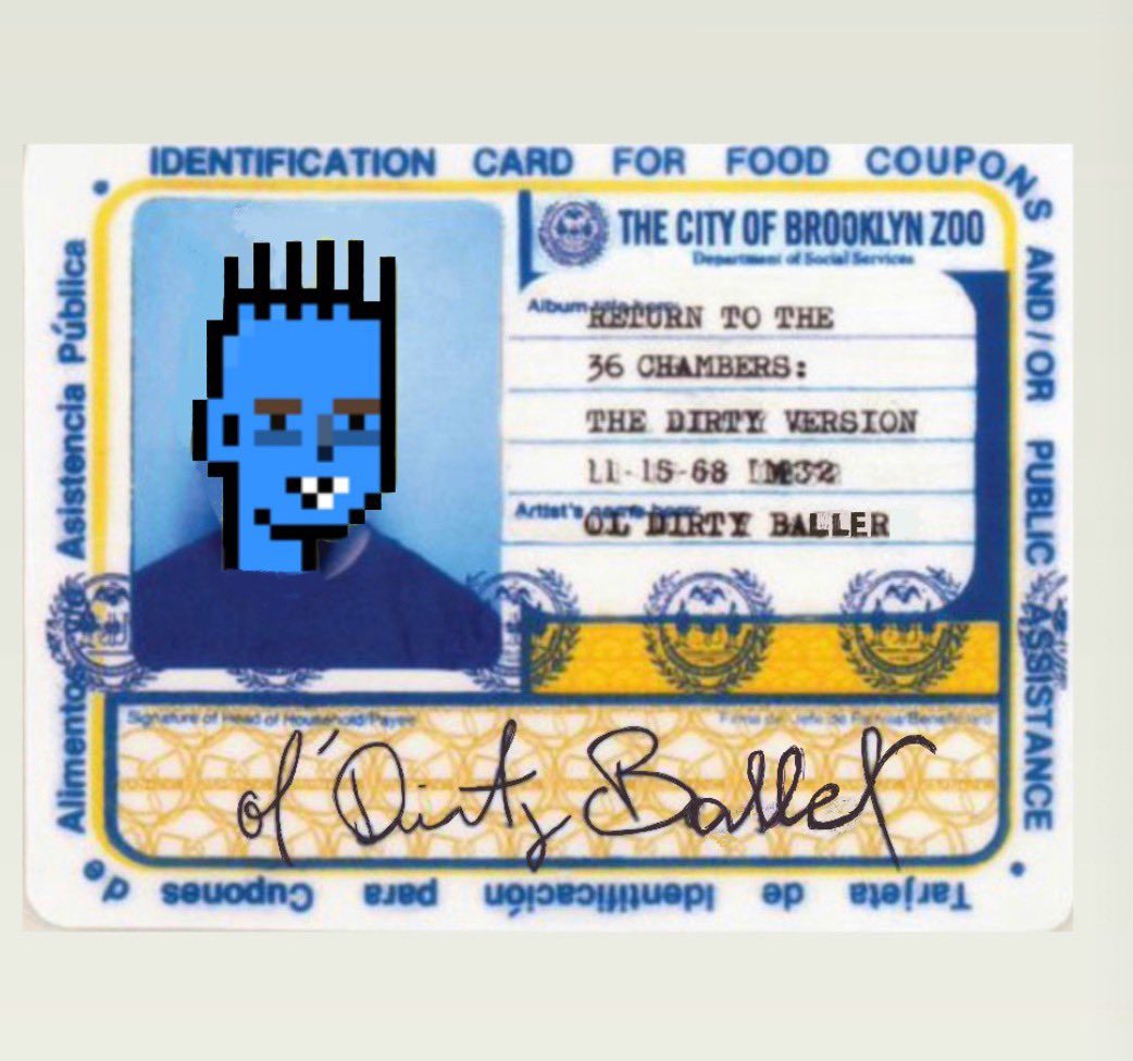 will_da_sneak's tweet photo. Finally a member of the Blu-Tang with the addition of O.D.B. Ol’ Dirty Baller! @BALLERZ_NFT https://t.co/KXqPknTzNm