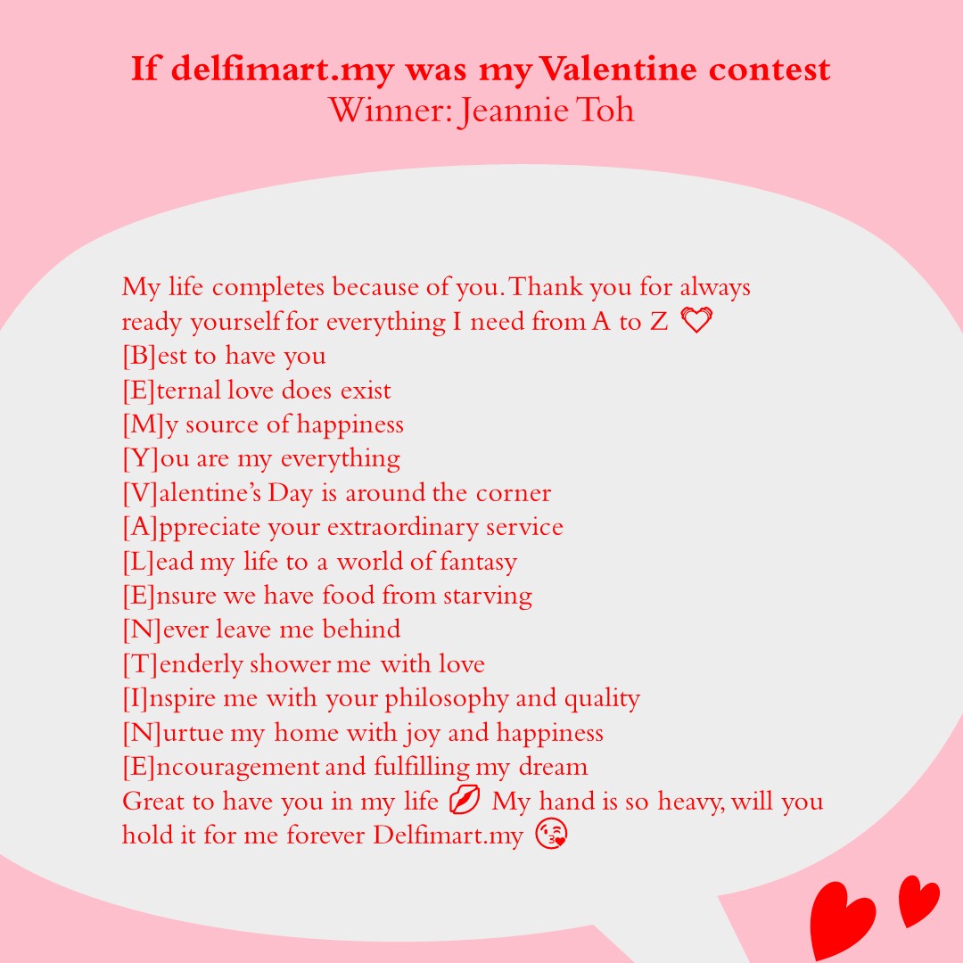 dmart_my's tweet photo. Congratulations to all winners🎉 https://t.co/f7rNtfcNET