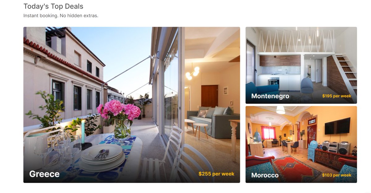 NomadStaysCo's tweet photo. See our daily deals and grab them while you can. Make sure you are a member at @nomadstaysco so that you can grab them as they arrive. #dailydeals #staylonger #afforablestays #grabadeal #digitalnomads https://t.co/hkTa5gyzU7
