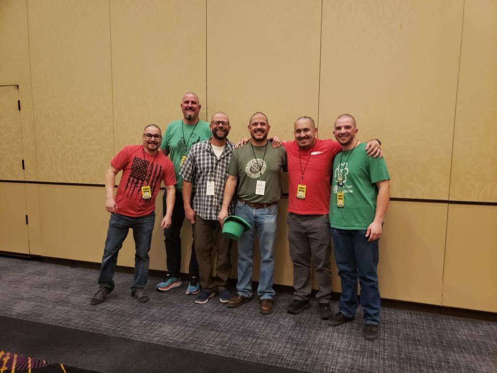 nate_hendo's tweet photo. What a great night! Had to do the mullet for the event and I have to say, I’m glad to see it go. Thank you again to everyone for the support 💚 https://t.co/1roBJ0tO79