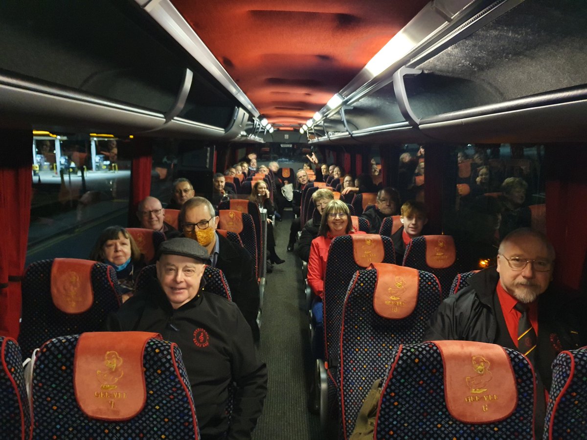 RockinghamBrass's tweet photo. We're on our way! Yorkshire Regional Area Contest here we come! https://t.co/912A9jtBAW