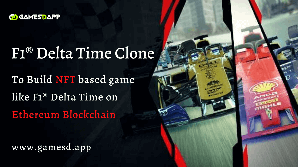 GamesDapp's tweet photo. #F1DeltaTimeClone, fully customizable one and completedly tested by our team this is #NFT Car Race Gaming script inherited with all the features and plugins like #F1DeltaTime.
For more information just read out>> https://t.co/WoD3eaGMPu https://t.co/M7U1gWRSZb