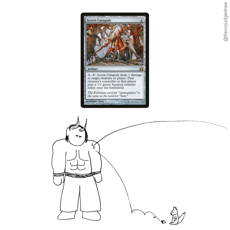 MTG flavor judge drawings on Twitter: