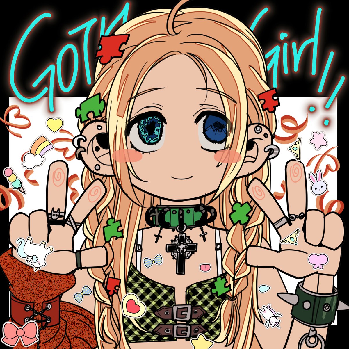 NFT goth girl!! tweet media