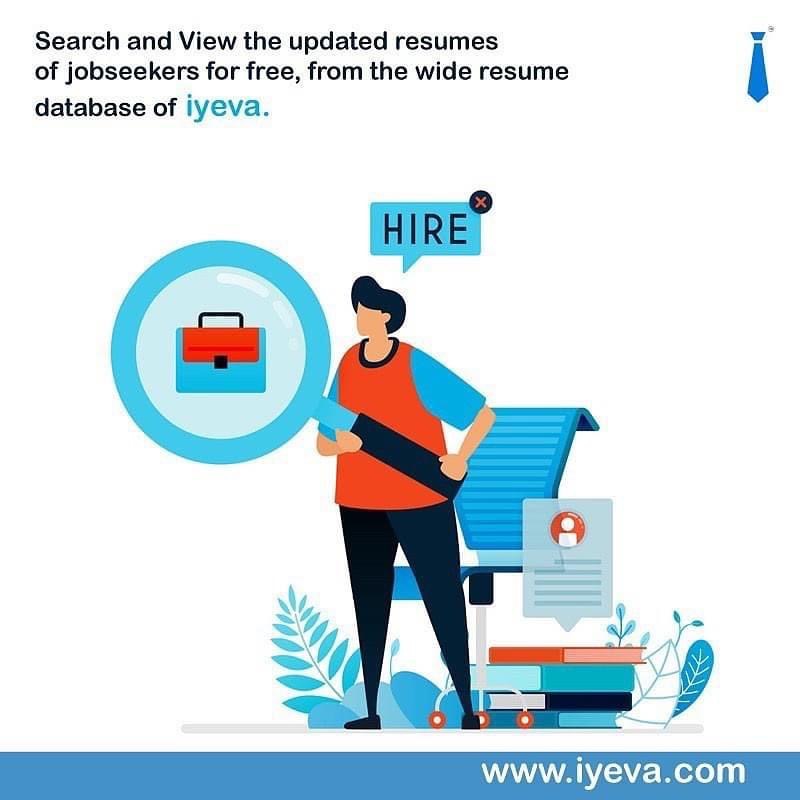 iyevadotcom's tweet photo. Search and view the updated resumes of jobseekers for free, from the wide resume database of #iyeva
☑ Give Opportunity Recruiter: https://t.co/T80juHl1Si   

☑ Contact here: 9704132413 | support@iyeva.com         
#jobvacancy #itjobs #vacancy #jobopportunity #jobsearching https://t.co/ER9tZjXzuQ