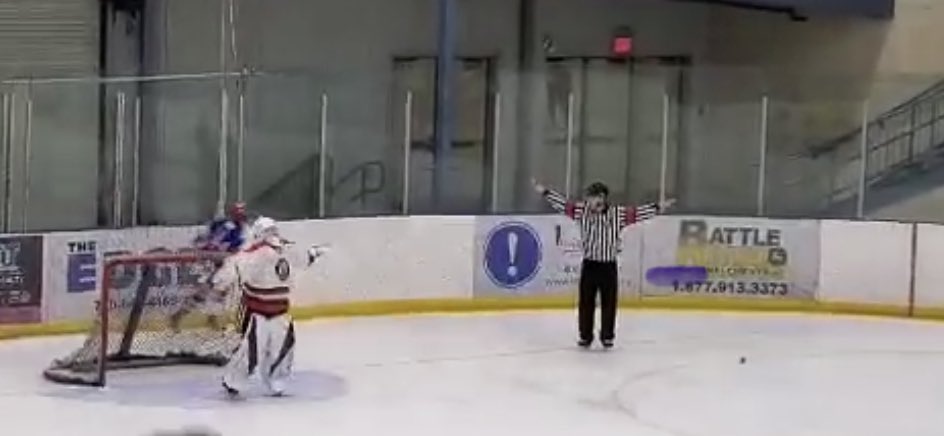 Today’s game ended in a Bulldog win over Ft Sask 4-1. It included a penalty shot defended by our Tender  #1 Cohen Burnett! Tomorrow’s puck drops at 2:30, when the Bulldogs face the Lakeland Panthers!