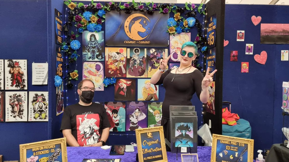 DanneKresoya's tweet photo. First day almost done in supanova Melbourne at my GF's stall. Great to be back here! #Melbourne #Supanova https://t.co/EyBw2eSjcA