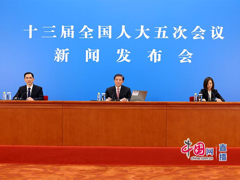 China's whole-process people's democracy is underpinned by a well-established set of institutional procedures and full participation and practice, a spokesperson said. china.org.cn/china/2022-03/…