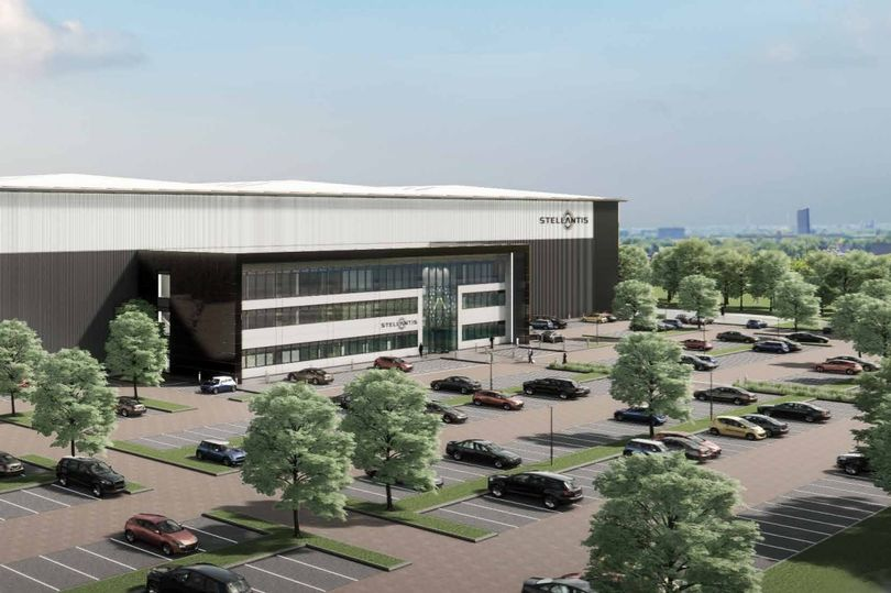 NEW FACILITY: Vauxhall has submitted plans to build a new production facility (image) at its Ellesmere Port plant. Last year, the carmaker's parent company Stellantis announced a £100 million investment programme at the Cheshire site, safeguarding more than 1,000 jobs. #UKmfg🇬🇧
