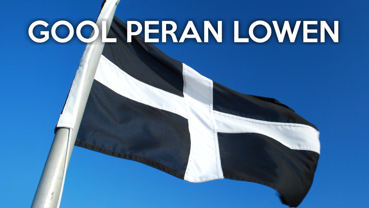 YesCornwall's tweet photo. Happy St Piran's Day to everyone in the nation of Cornwall and beyond! Gool Peran Lowen! 〓〓
#StPiransDay #GoolPeranLowen https://t.co/zHzr8i7lZX