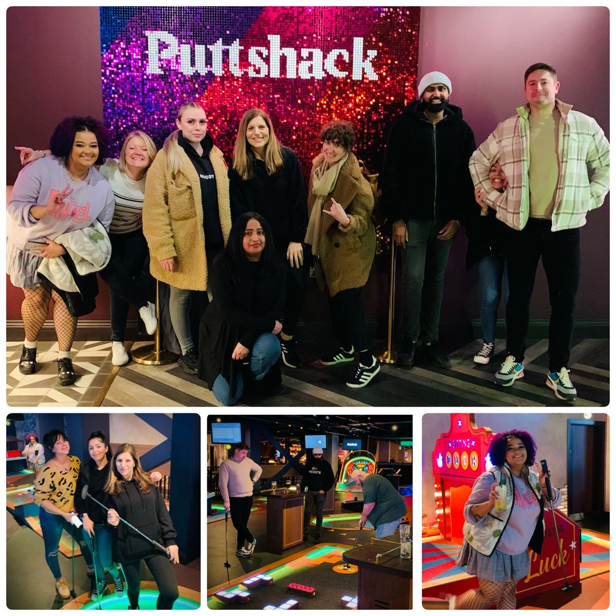 Some lunchtime fun for our #Watford Head Office team ⛳️🏌️‍♀️🍹🍺

#employeeappreciationday #thankyou #minigolf #Ateam #fieldmarketing <a href="/Puttshack/">Puttshack</a>