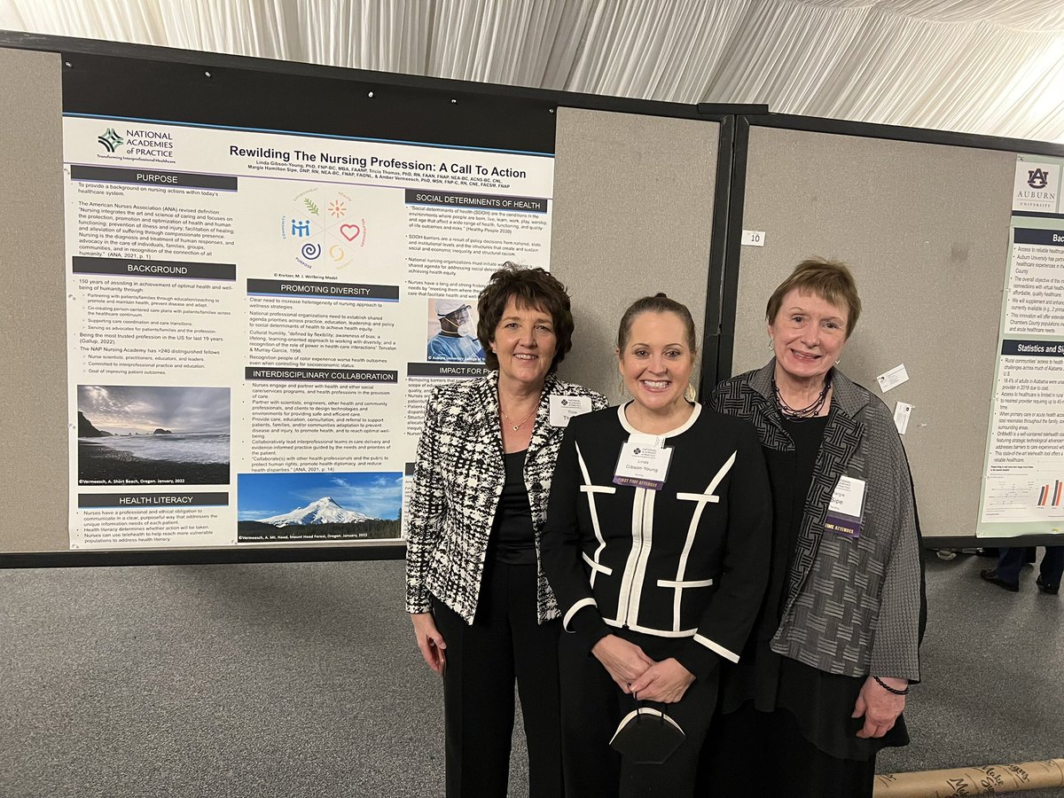 margiesipe's tweet photo. Presenting our team poster with Nursing Academy colleagues Linda, Tricia, and Amber @ National Academies of Practice, “Rewilding the Nursing Profession: A Call to Action” @margiesipe #NAP2022 #MGHIHP https://t.co/QhTlJWGVYZ
