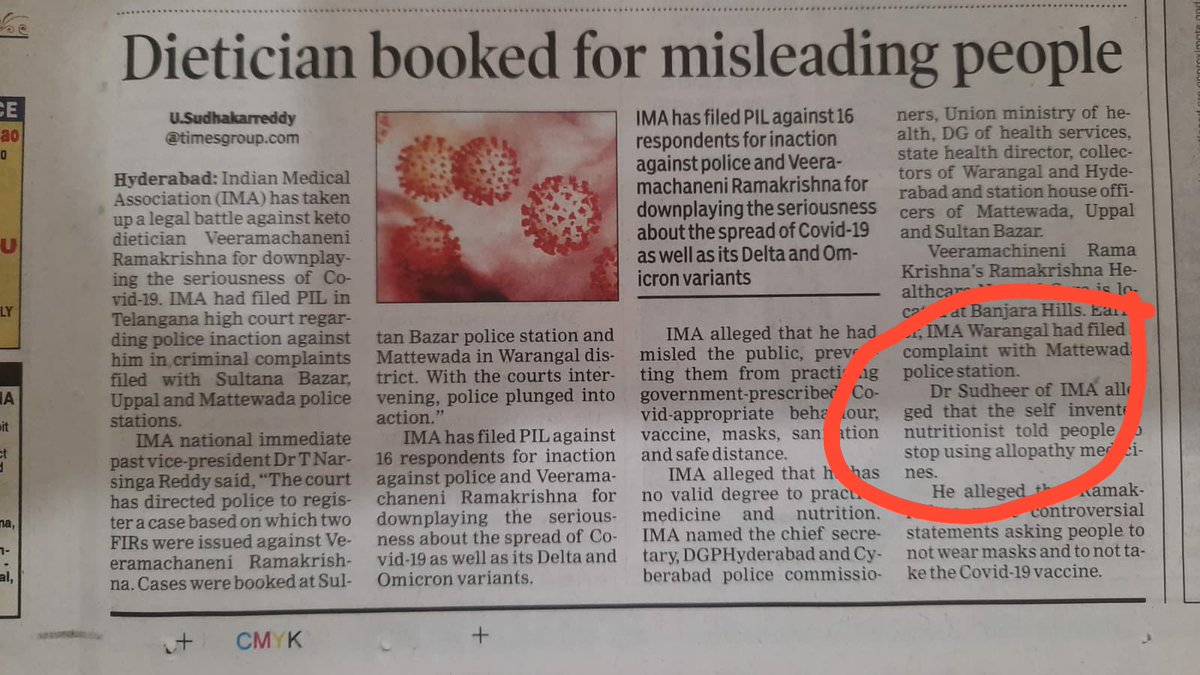 Nazneen_Mallick's tweet photo. #Veeramachaneniaccountant he is not a dietician, he is a quack. #Timesgroup please do your Homework before writing an article and defaming #dieticianfaternity. Qualified Dieticians never mislead people with covid safety measures or any other clinical or healthcare information. https://t.co/lkUUFtlIe7