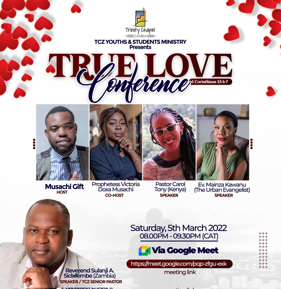 TCZambia's tweet photo. Happening Tonight From 8PM - 9:30PM CAT on Google Meet using the link below. 

https://t.co/3dXEIxmI30 https://t.co/jLVmhApZKh