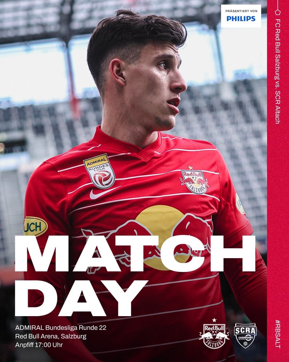 FCRBS_rus's tweet photo. #MATCHDAY 🔴⚪ #SPIELTAG 

🏆| Австрийская Бундеслига, 22-й тур
🆚| Альтах
🏟| Red Bull Arena 
⏰| 19:00 по МСК 

#RBSALT https://t.co/ZNRshKnfpT