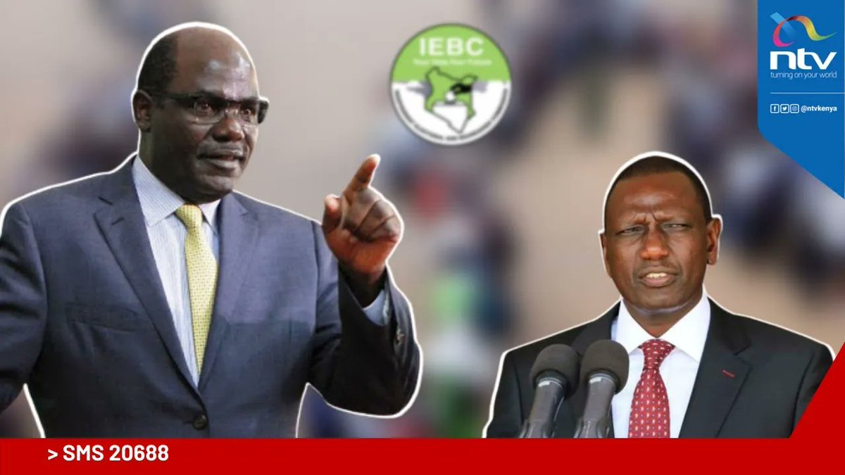 ntvkenya's tweet photo. IEBC kuchunguza matamshi ya Ruto ya njama ya kuiba kura
https://t.co/SZ90YXHL8k https://t.co/RpnDIL5Frs