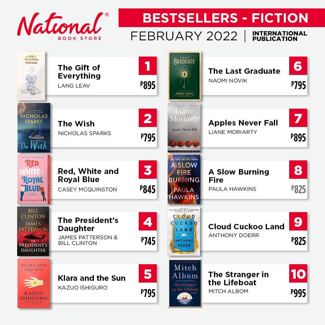 National Book Store On X Here Are Some Of The BESTSELLING, 54 OFF