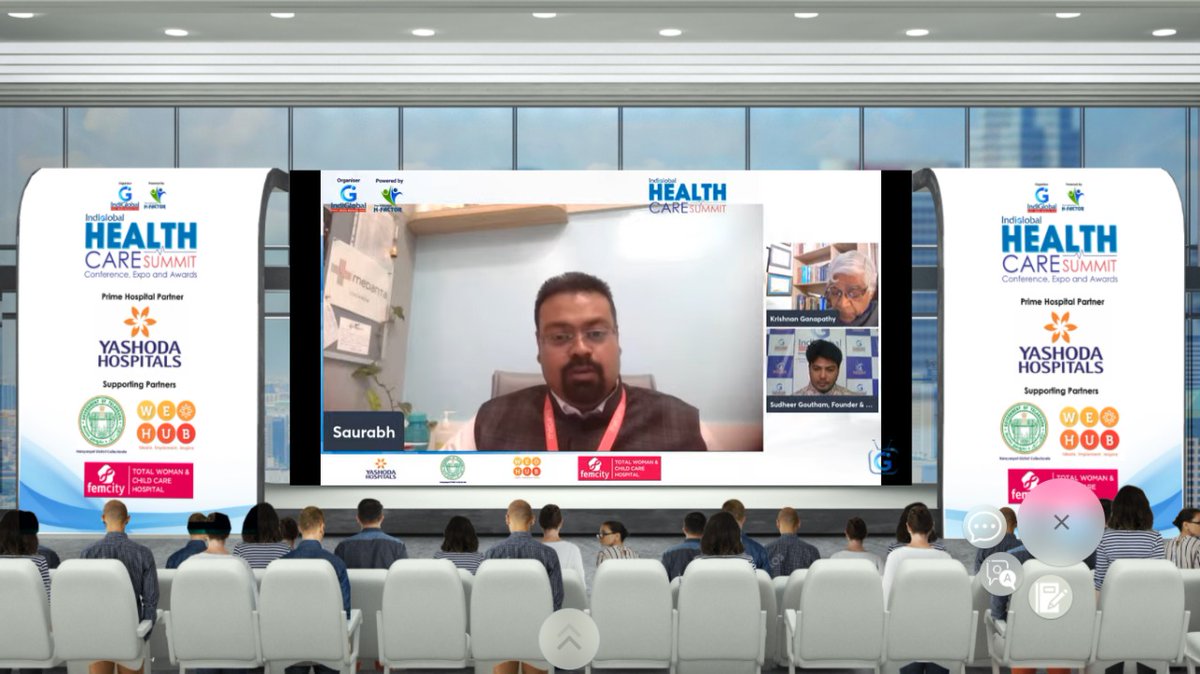 IndiglobalMedia's tweet photo. "We will have higher transparency where patients can actually compare the cost which is paid by the patient to avail the particular services."- Saurabh Gupta, Vice-President, Operations, @medanta Hospital
#IndiGlobalHealth #IGHS #HealthcareSummit https://t.co/Pof6WhmRWU