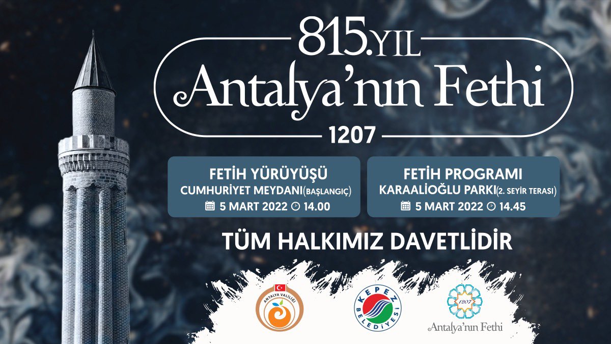 antalya1207's tweet photo. 🏹🏹🏹🏹🏹

🗓Bugün (5 Mart Cumartesi)
🕦 14.00’te
📍Cumhuriyet Meydanına

 🕦14.45’te
📍Karaalioğlu Parkı 2. Seyir Terasına tüm halkımızı bekliyoruz. https://t.co/WqqEtzLk5F