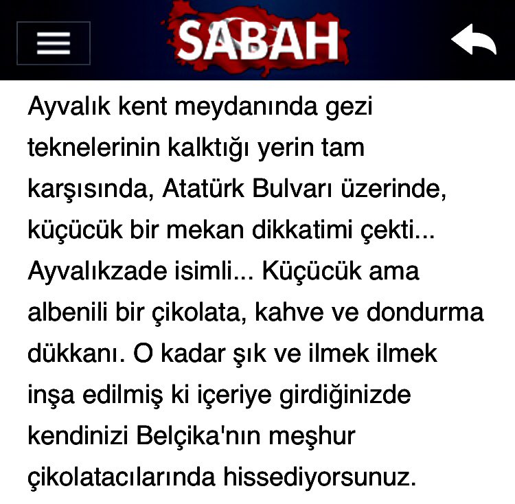 ayvalikzade's tweet photo. Bir mesajınız var📩💬

#ayvalık #cunda #sarımsaklı #altınova #küçükköy #kahve #çikolata #dondurma #kurabiye #kitap #müzik https://t.co/gt9RIYmKlj