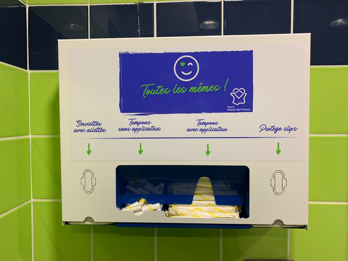hautsdefrance's tweet image. La difficulté d’accès aux protections périodiques est une réalité pour près de 2 millions de femmes en France. 
✅ Depuis le début de l’année, la Région #hautsdefrance a doté 175 établissements de protections périodiques pour aider les lycéennes ➡️ hautsdefrance.fr/precarite-mens…