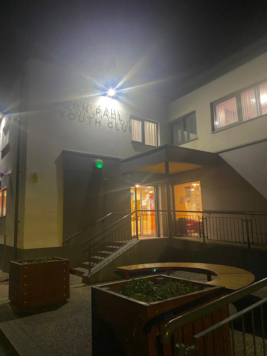 ayebelfast's tweet photo. A good Friday night out and about for our #youthworkers Ciarán, Natalie and Jennie, talking to young people in #Ardoyne #Oldpark #Millview. Listening ears. Advice and support where needed. Joining dots with local youth clubs. Called into @JohnPaulYC midnight club, great buzz. https://t.co/ZyNo4UCEn3