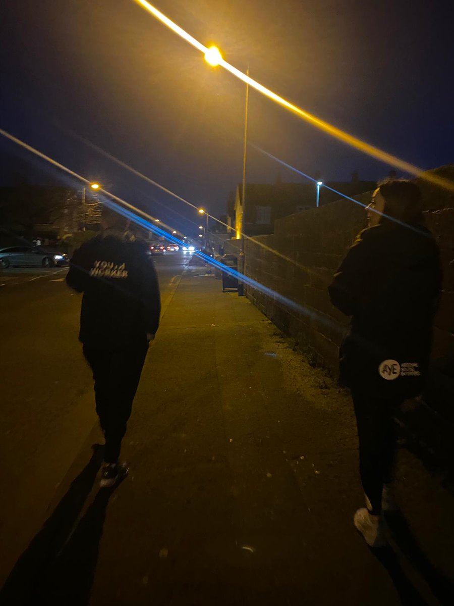 ayebelfast's tweet photo. A good Friday night out and about for our #youthworkers Ciarán, Natalie and Jennie, talking to young people in #Ardoyne #Oldpark #Millview. Listening ears. Advice and support where needed. Joining dots with local youth clubs. Called into @JohnPaulYC midnight club, great buzz. https://t.co/ZyNo4UCEn3