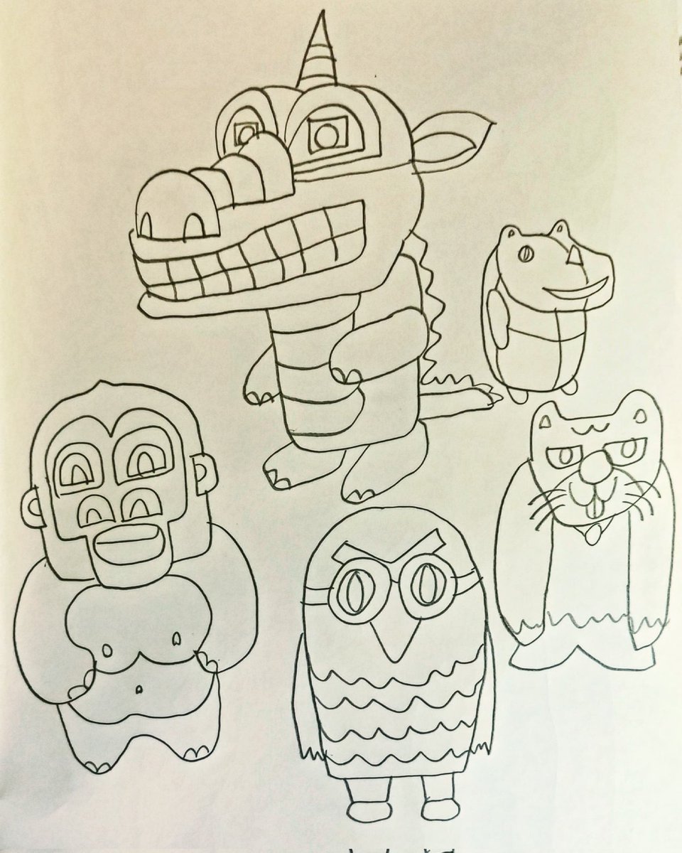 futumetrix's tweet photo. Friends
#characterdesign #figurativeart #animation #cartoon #drawing #illustration #pencil #felttip #toys #childrenillustration https://t.co/SW0AxAV9zm