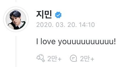 luvcandymimi's tweet photo. everyone, jimin wants to tell you something ♡ https://t.co/mEJpYyKgZc