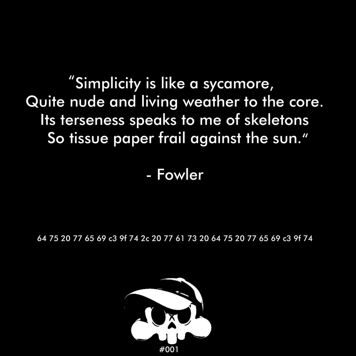 SKULLGAMES #002 HINT #001…

what do you think this hint relates to? remember, simplicity is key.