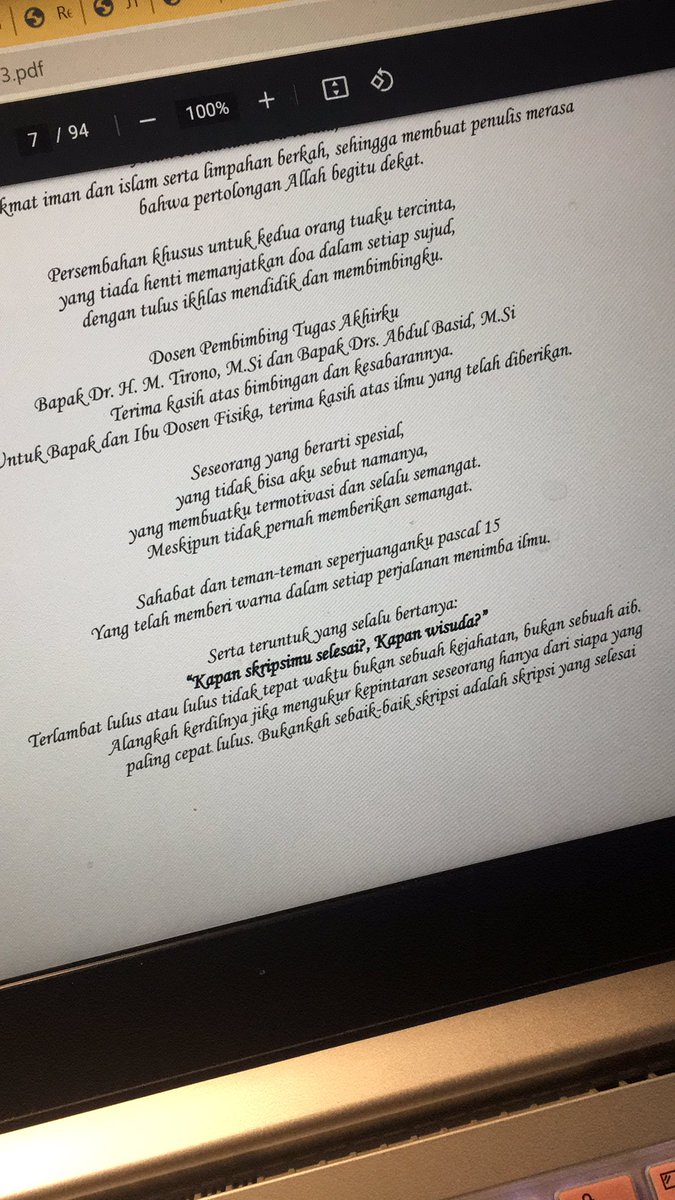 adindavier's tweet photo. Lagi nyari jurnal buat pembahasan skripsi, then I found the last paragraph was so…..”yeah that’s it”🥲🥲
To the writer, Mba Mirna. Thankyou for this word. I’m with you Mba 🙏🏻🙏🏻🙏🏻🤍💛 https://t.co/ykOpXGLxDa