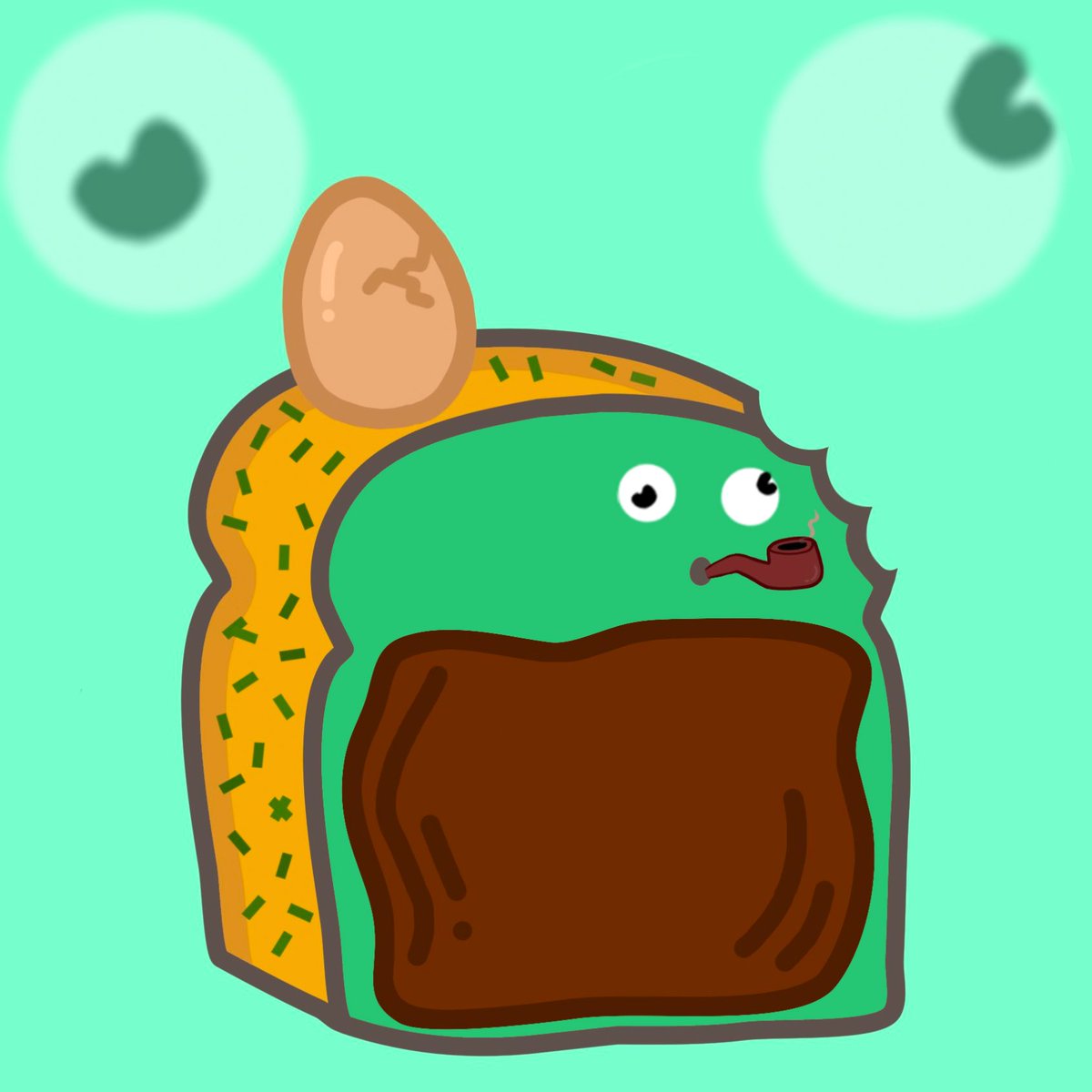 tastytoastys's tweet photo. @serenehor Too much green... have... to... Kevin https://t.co/WsxxTyYr6F