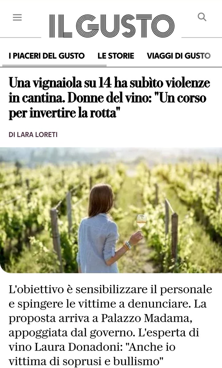 Su IlGusto.it, @LaraLoreti anticipa la presentazione dei corsi per prevenire la #differenzadigenere sul posto di lavoro. Con noi la ministra @ElenaBonetti, il senatore @DarioStefàno e la giornalista @LauraDonadoni L'articolo completo qui 👇 repubblica.it/il-gusto/2022/…