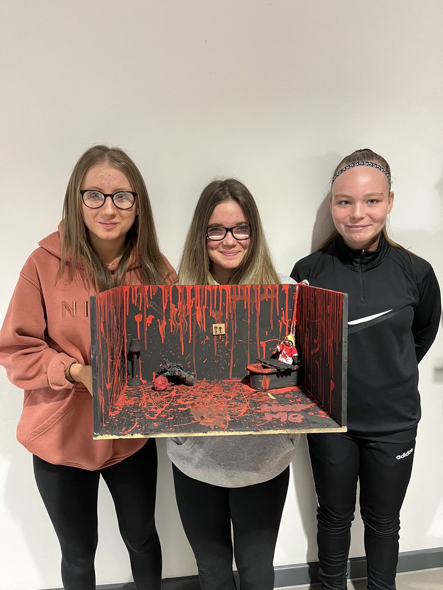 LevenmouthAc's tweet photo. Just a small selection of the fantastic model sets that Mrs Harley’s S2 classes have been working on!
#levacdrama #modelset #horror #theatrearts #crosscurricular #learnerledproject https://t.co/7MtGvoMEy4