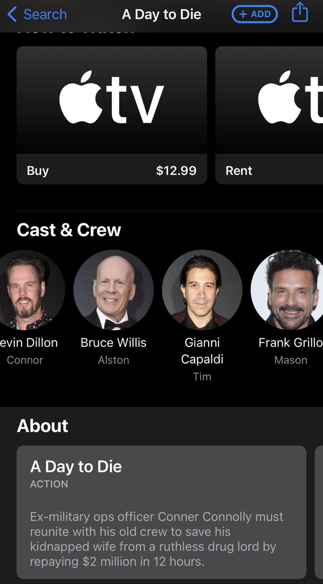 Watch A DAY TO DIE 

Out now in #Scotland and rest of UK 

A Tim playing Tim🍀 

With Bruce Willis, Frank Grillo &amp; Kevin Dillon. 

4 #Celtic boys 🍀 Let’s go!

tv.apple.com/us/movie/a-day…