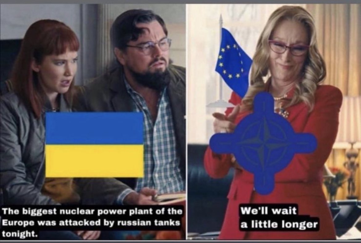 lesiavasylenko's tweet photo. #WarDay #10 Wandering how many #Ukrainian #CivilianCasualties the West wants before they get boots on the ground. What is the threshold in human lives? 100k? 500k? Maybe a couple million? How much blood of Ukrainian children will flow before Allies start acting like allies ? https://t.co/6G5S8AcSmL