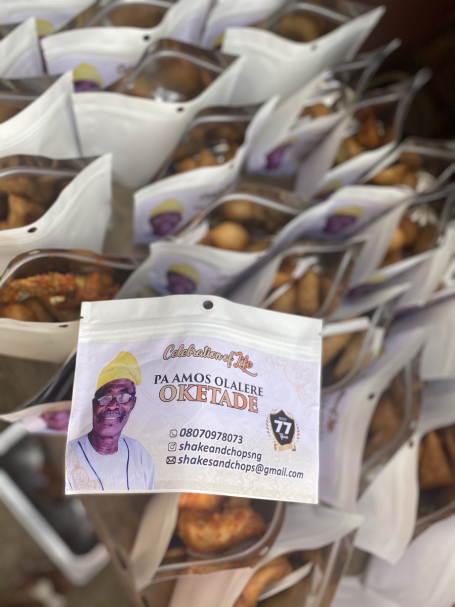Shakesandchops1's tweet photo. What’s your preference, pouches or foil packs? We’ve got you covered on whatever your specifications and preferences are. It’s celebration time with us always. For bookings, kindly click on WhatsApp link in bio or send a direct message. Please help retweet https://t.co/V20Aki73Oa